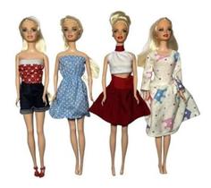 Kit 30 Looks Sortidos Roupinhas Para Barbie