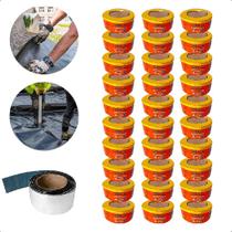 Kit 30 Manta Asfáltica Fita Telhado Autoadesiva 5 cm X 10m