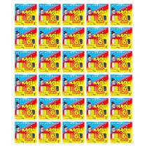 Kit 30 Massinha De Modelar 6 Cores Magix 90g Multicolor