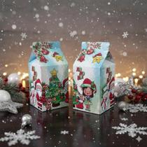 Kit 30 Milk Natalinas para Festas de fim de Ano Lembrancinhas para docinhos Mimo