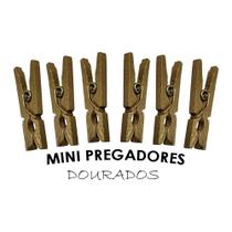 Kit 30 Mini Pregador Prendedor de Madeira para Fotos Artes