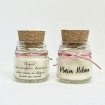 Kit 30 Mini Velas Aromáticas Perfumadas Lembrancinha Personalizada Diversos Aromas Aura Home 40g
