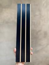 Kit 30 Módulos MDF painel 11cmx45cm Placa Adesiva Revestimento 3d Parede Ripado- DECORAÇAO LUXUOSA