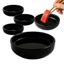 Kit 30 Molheira Porta Shoyu Nozoki 10cm 110ml Preto Sapporo Kit 30 Molheira Porta Shoyu Nozoki 10cm 110ml Preto Sapporo