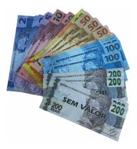 Kit 30 Pacotes Dinheirinho Dinheiro Brinquedo De Papel Brincadeira