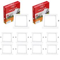Kit 30 Painel Led Embutir 12w Bivolt 6500k Quadrado Ourolux Kit 30 Painel Led Embutir 12w Bivolt 6500k Quadrado Ourolux