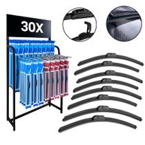 Kit 30 Palhetas Limpador Parabrisa Gancho G 26 Polegadas
