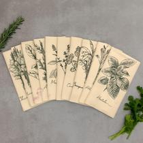 Kit 30 Panos De Prato Crú Extra Rústico Coleção Temperos