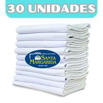 Kit 30 Panos Prato Branco Grande Liso Santa Margarida SM08