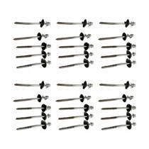 Kit 30 Parafuso Telha Fibrocimento 5/16 110mm Zincado Completo