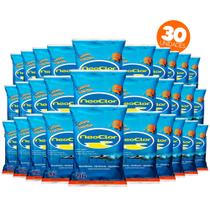 Kit 30 Pastilhas De Cloro 3 Em 1 200g Para Piscinas