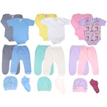 Kit 30 Pçs Enxoval Bebes Roupas Para Recém Nascido Atacado