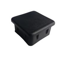 Kit 30 pçs p605 - ponteira quadr/ interna 30x30 preta plast.