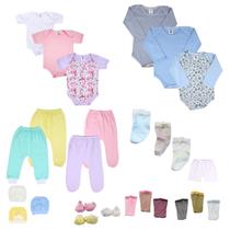 Kit 30 Peças Enxoval Bebes Roupas Para Recém Nascido