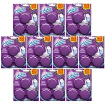 Kit 30 Pedras Pastilha Caixa Acoplada Triplo 45G Lavanda Novo Frescor