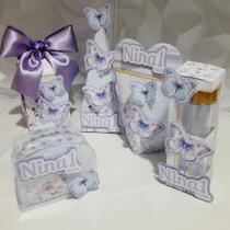 Kit 30 Personalizados borboletas