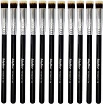 Kit 30 Pinceis Ruby Rose Rose Flat Precision Profissional