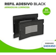 Kit 30 Placas Adesivas Refil Adesivo 240x450mm - Pega Mosca Mosquito Inseto - Control UP