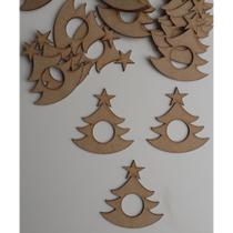 Kit 30 Porta Guardanapos, Modelo Árvore de Natal, Decoração, Artesanato, Lembranças - Lirium Arts