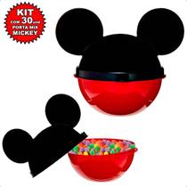 Kit 30 Pote Porta Mix Mickey Lembrancinha Festa 8262Plasutil