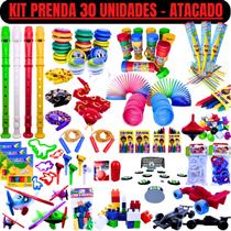Kit 30 Prenda Lembrancinha Para Festa Infantil Sacolinha Aniversário Mini Brinquedos Criança Atacado - Bolha de Sabão C/ Liquido