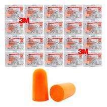 Kit 30 Prs Protetor Auricular Plug Espuma Sem Cordão 3M 1100