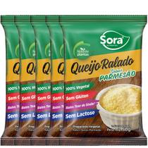 Kit 30 Queijo Vegetal Ralado Sora Sabor Parmesão 50g