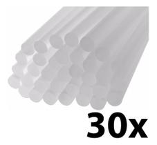 Kit 30 Refil Cola Quente Bastão Fino Kit 30 Refil Cola Quente Bastão Fino