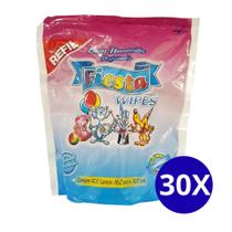 Kit 30 Refil de Lenços Umedecidos Fiesta - 2.100 lenços
