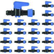 Kit 30 Registro Inicial Com Anel 16mm Para Fita Gotejadora - Ideal para Irrigação, Prático e Eficiente