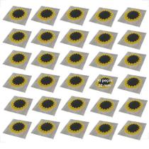 Kit 30 Remendos Tipo Estrela 3cm Bike Bicicleta Moto Vipal