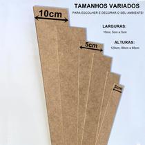 Kit 30 Ripas Shiplap Em Mdf Rbl Para Decorações 90x03
