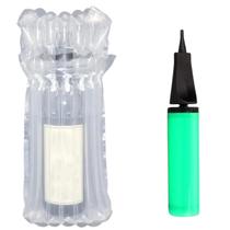 Kit 30 Sacos Inflaveis De Protetor De Vinho E Bomba De Ar