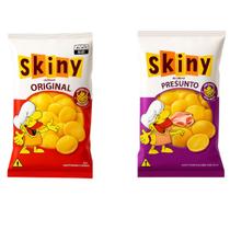 Kit 30 Salgadinho Skiny Natural e Presunto de Milho 35g Kit 30 Salgadinho Skiny Natural e Presunto de Milho 35g