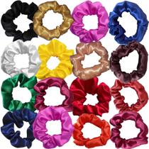 Kit 30 Scrunchie Xuxinha Cetim Fru fru Sortidas