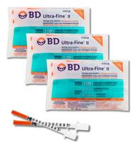 Kit 30 Seringa Ultra Fine Bd Insulina 100ui X 8mm
