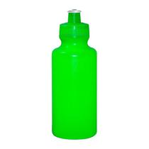 Kit 30 Squeezes 550Ml Verde Neon Plástico Premium