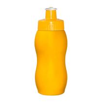 Kit 30 Squeezes Wave 250Ml Amarelo Plástico Premium