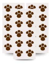 Kit 30 Tags Adesivos Pascoa Patinha De Coelhos Decoração -