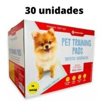 Kit 30 Tapetes Higiênico Para Cães Pet Training 90x60cm