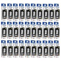 Kit 30 tintas original t544 l3110 l3210 l3250 preto