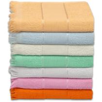 Kit 30 Toalhas Social Lavabo para Bordar com Franja - 22x35cm