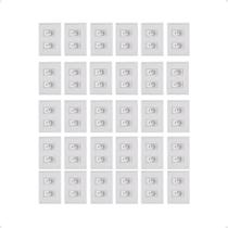 kit 30 Tomada Dupla 20A 4X2 Branco Embutir Liz Tramontina