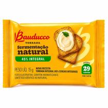 Kit 30 Torrada Integral Bauducco Sachê individual de 15gr Kit 30 Torrada Integral Bauducco Sachê individual de 15gr