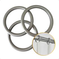 Kit 30 Un Argola Cortina Varão Simples Comum Ilhós Médio Grosso 28mm Instalação Cor