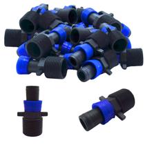 Kit 30 und - Inicial Rosca 3/4" para Fita de Gotejo com Saída Anel Instalação Rápida