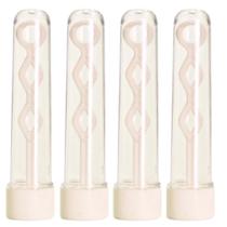 Kit 30 Und Tubete Bolha 13cm Acrílico Com A Tampa Colorida Kit 30 Und Tubete Bolha 13cm Acrílico Com A Tampa Colorida