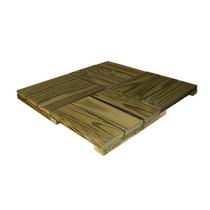 Kit 30 Unidades Deck Modular 30x30 Pinus Tratado