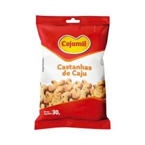 Kit 30 Unidades Mix Castanha De Caju Cajumil Sabores Kit 30 Unidades Mix Castanha De Caju Cajumil Sabores