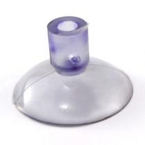 Kit 30 Ventosas de 30mm Pvc Cristal Ventosa Com Furo 2,5 Ou 5mm Furos Lateral E Topo